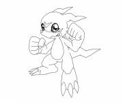 Coloriage Digimon Veemon