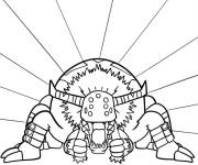 Coloriage Dokugamon Digimon