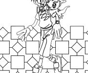 Coloriage Equipe de Joe Kido et Gomamon