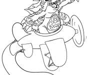 Coloriage et dessins gratuit Gabumon en vol à imprimer