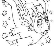 Coloriage Gomamon Digimon