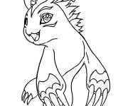 Coloriage Gomamon facile