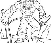 Coloriage Leomon Digimon