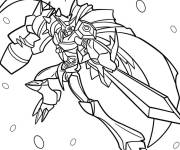 Coloriage Omnimon Digimon