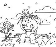 Coloriage Palmier adorable