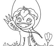Coloriage Palmon kawaii de Digimon
