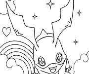 Coloriage Patamon dessin&eacute; &agrave; la main