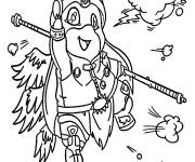 Coloriage Patamon guerrier
