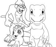 Coloriage et dessins gratuit Personnages adorables de Digimon Adventure à imprimer