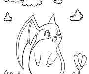 Coloriage Portrait de Digimon Patamon