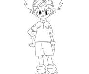 Coloriage et dessins gratuit Tai de Digimon à imprimer