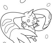Coloriage Terriermon Digimon