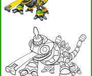 Coloriage et dessins gratuit Cam&eacute;l&eacute;on Dinotrux avec un mod&egrave;le  à imprimer