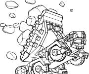 Coloriage et dessins gratuit Camion Ton Ton de Dinotrux à imprimer