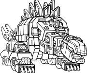 Coloriage et dessins gratuit Dinotrux Garby Stegarbasaurus à imprimer