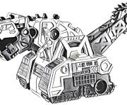 Coloriage Dinotrux Pilom&eacute;tradon