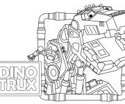 Coloriage Dinotrux pour enfant