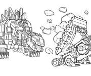 Coloriage Illustration de Dinotrux