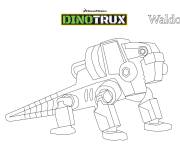 Coloriage Waldo Dinotrux