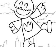Coloriage Chef, personnage de Dog Man