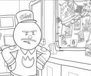 Coloriage Chief de Dog Man