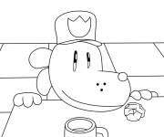 Coloriage Dog Man &agrave; table