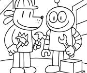 Coloriage Dog Man et 80-HD