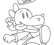 Coloriage Dog Man joyeux