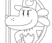 Coloriage Illustration de Dog Man