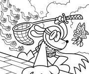 Coloriage L'Homme-chien, le chevalier des aboiements