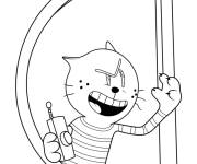 Coloriage Petey le chat maladroit
