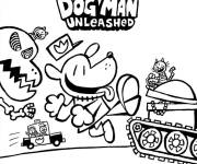 Coloriage Poster Dog Man