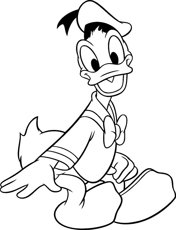 Coloriage et dessins gratuits Donald Duck à imprimer à imprimer