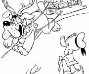 Coloriage Donald Duck et ses neveux