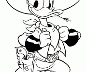 Coloriage Donald Duck gratuit