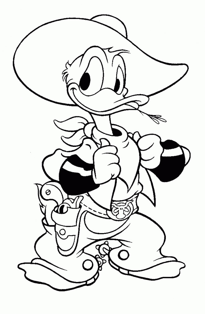Coloriage et dessins gratuits Donald Duck gratuit à imprimer