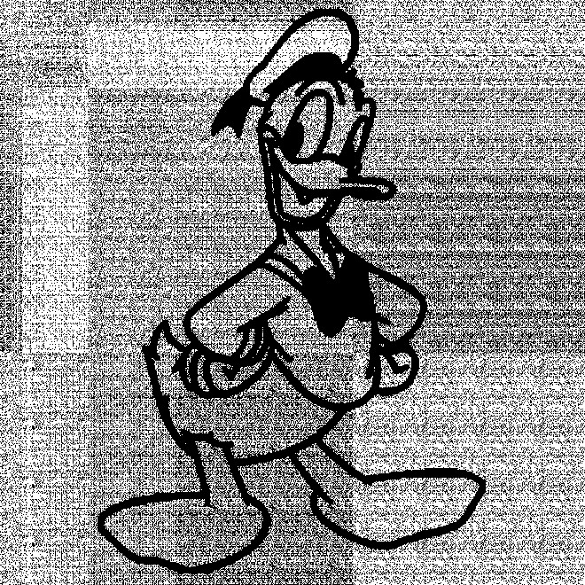 Coloriage et dessins gratuits Donald Duck heureux à imprimer