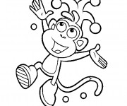 Coloriage Babouche le jocker