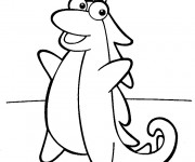 Coloriage Dora &agrave; imprimer