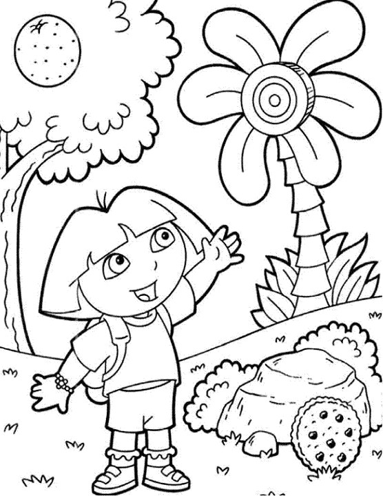 Coloriage et dessins gratuits Dora à télécharger et imprimer gratuit à imprimer