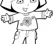 Coloriage Dora en ligne