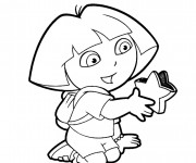 Coloriage et dessins gratuit Dora gratuit à imprimer