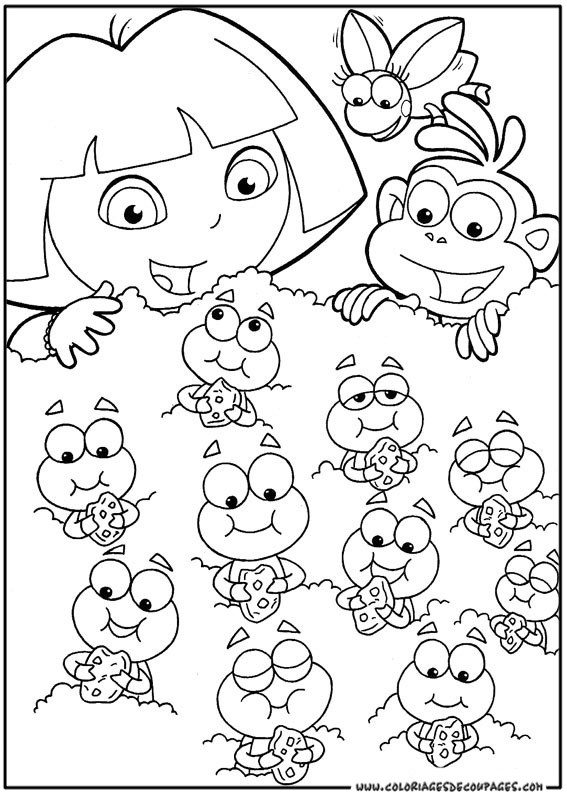 Coloriage et dessins gratuits Dora imprimer à imprimer