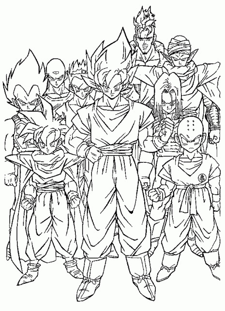 dragon ball z a imprimer 4665