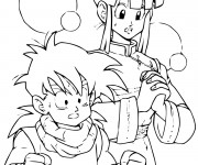 Coloriage Dragon Ball Z Chichi