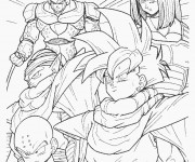 Coloriage Dragon Ball Z en ligne