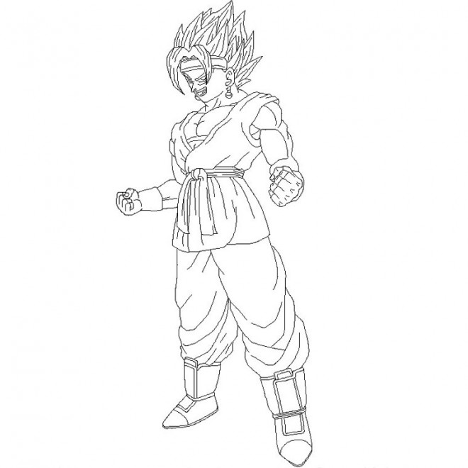 Coloriage Dragon Ball Z Gt à Imprimer Gratuit