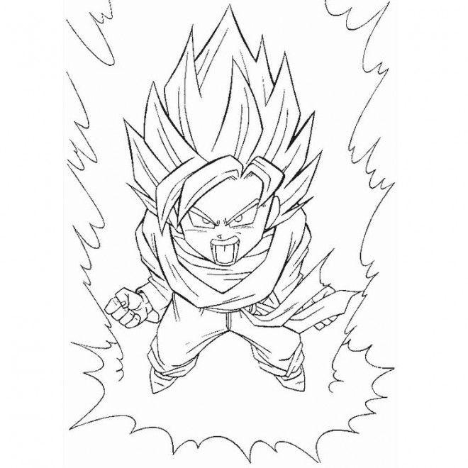 Coloriage Dragon Ball Z La Résurrection De Freezer