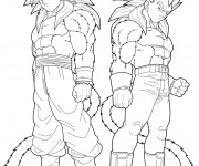 Coloriage Dragon Ball Z Les mercenaires