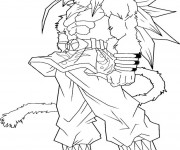 Coloriage Dragon Ball Z Songoten